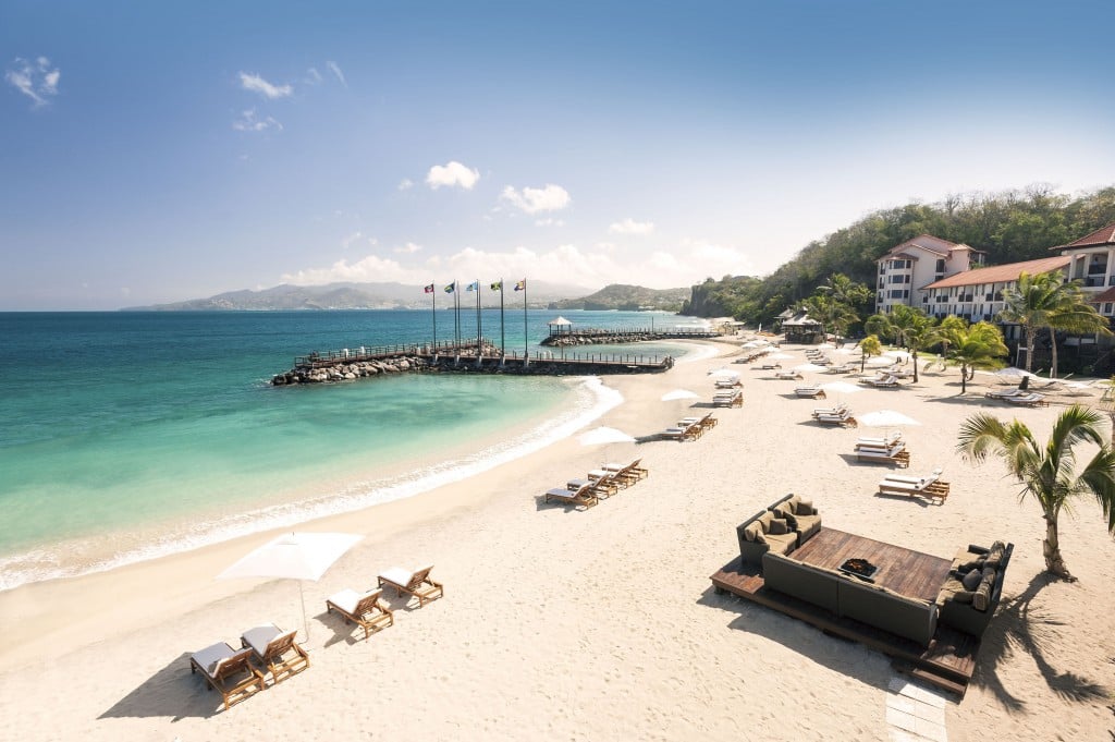 Sandals La Source Grenada beach